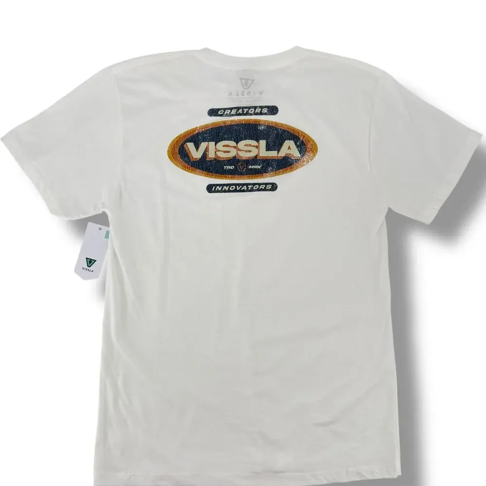 Vissla Logo Crew Neck T Shirt Big Boys Size XL Front Back Print